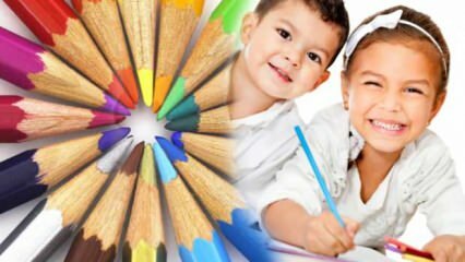 Когда дети могут различать цвета? Как преподаются цвета? Дошкольная цветовая активность