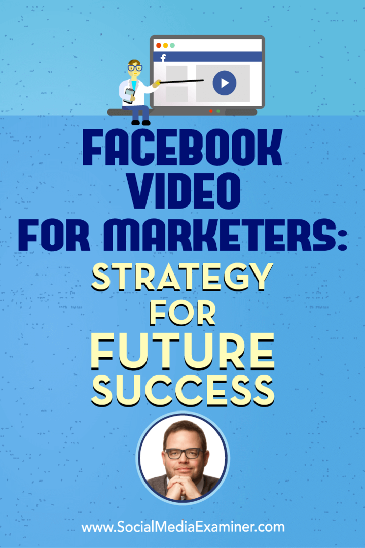Видео на Facebook для маркетологов: стратегия будущего успеха с идеями Джея Бэра в подкасте по маркетингу в социальных сетях.