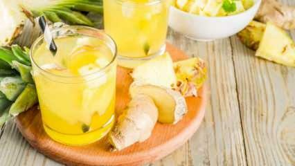 Как приготовить противоотечный лимонад? Детокс-рецепт для снятия отеков с ананасом! Рецепт детоксикации
