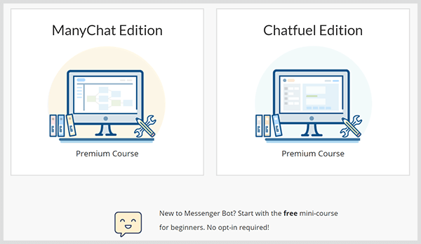 Дана Тран предлагает курсы ботов для ManyChat и Chatfuel на своем веб-сайте.