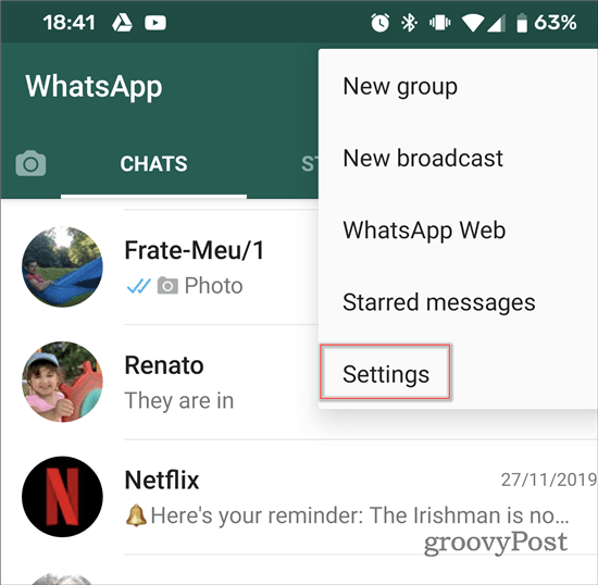 WhatsApp перестать добавлять в группы Настройки