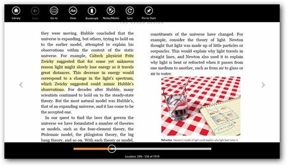 Amazon выпускает приложение Kindle для Windows 8