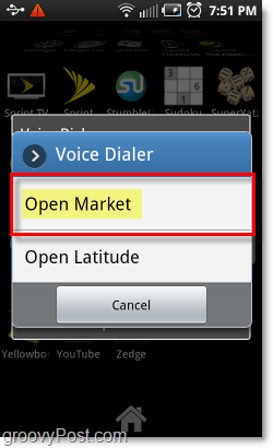 Открой рынок приложений для Android голосом на телефонах Android