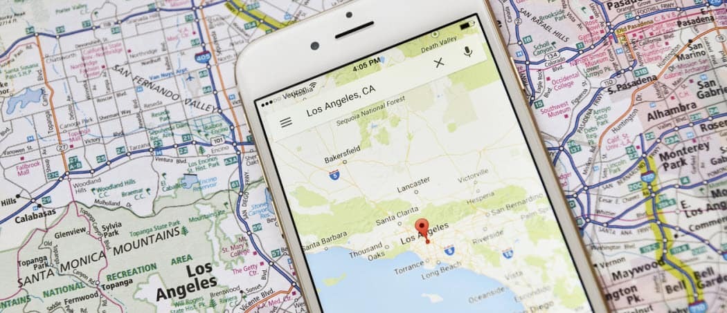 Как очистить историю поиска Google Maps