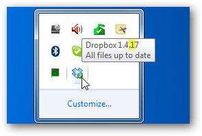 как проверить версию Dropbox