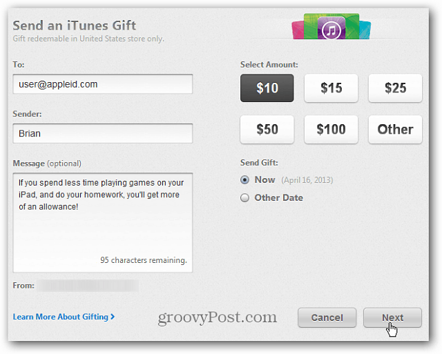 Как отправить виртуальные подарочные карты iTunes с устройств iTunes или iOS