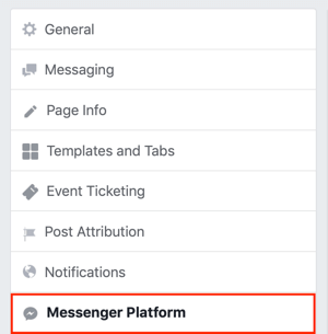 Отправить на вкладку «Обнаружение» в Facebook Messenger, шаг 1.