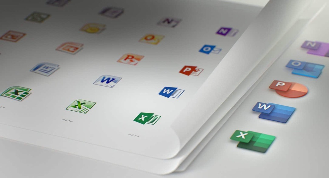 Новые значки Office 365