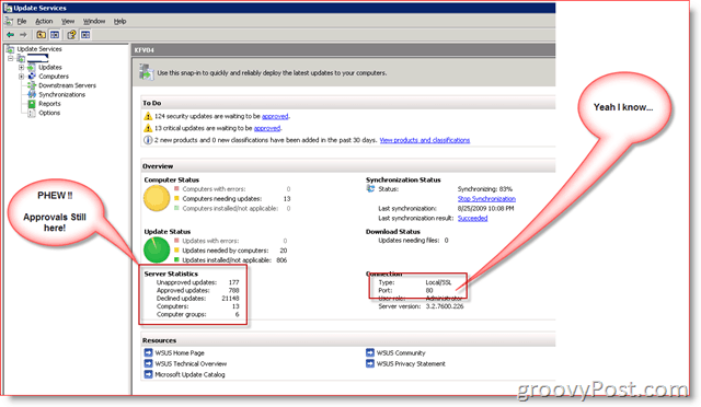 Windows Server Update Services (WSUS) 3.0 с пакетом обновления 2 (SP2)