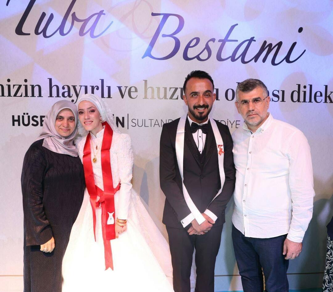 Пара, пережившая землетрясение, чье свадебное платье сшила Эмине Эрдоган, вошла в дом мира!