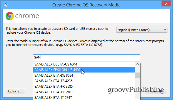 Восстановление Chrome OS
