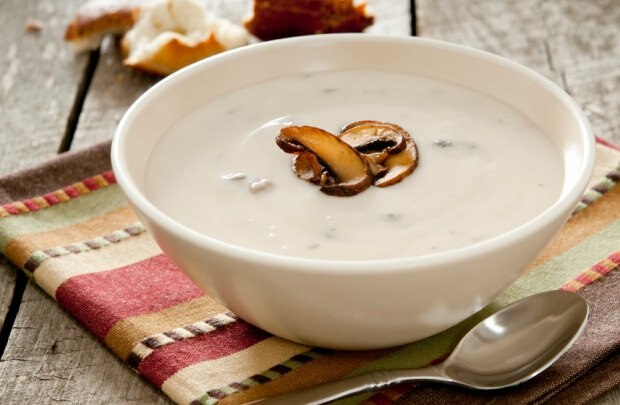 Вкусный рецепт молочно-грибного супа