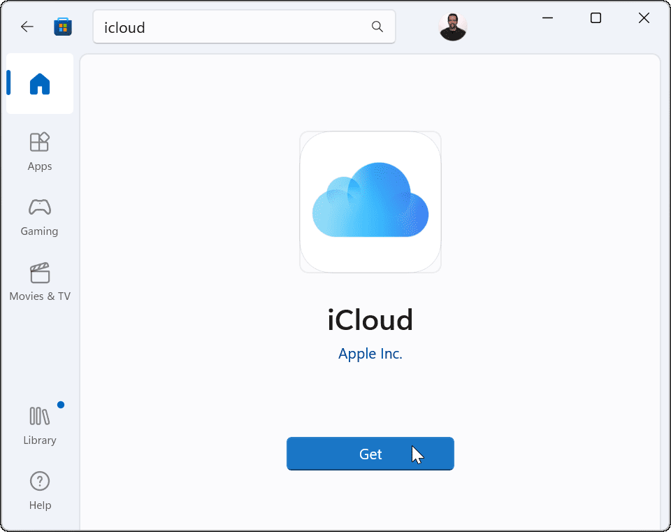 Подключите Apple iCloud к приложению Windows 11 Photos