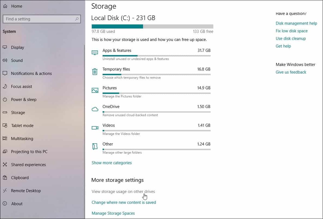 Как просмотреть все подключенные устройства хранения данных в Windows 10 1903 май 2019 Обновление