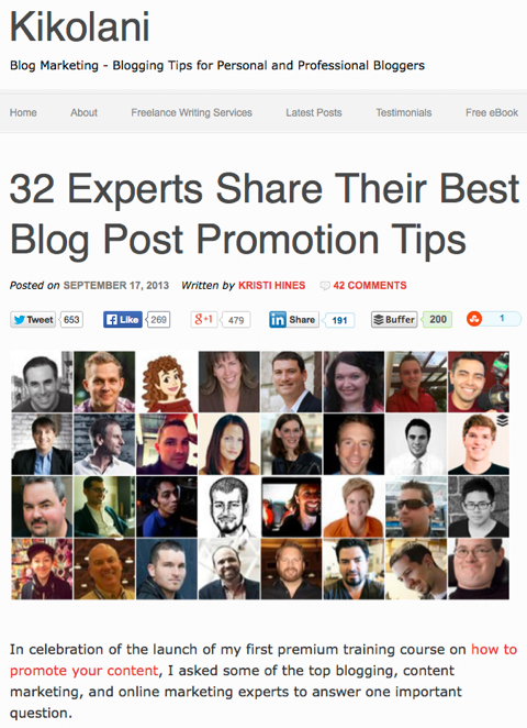 32 эксперта делятся своим лучшим постом в блоге