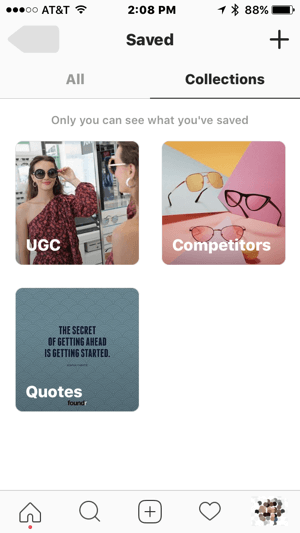 Создавайте коллекции, которые помогут вам оптимизировать маркетинговые задачи в Instagram.