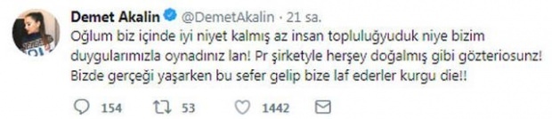 Мехмет Баштюрк отказался от предложения Демета Акалина на вокал!