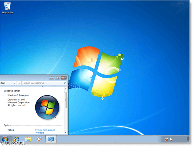 Windows 7 Enterprise, работает как VHD