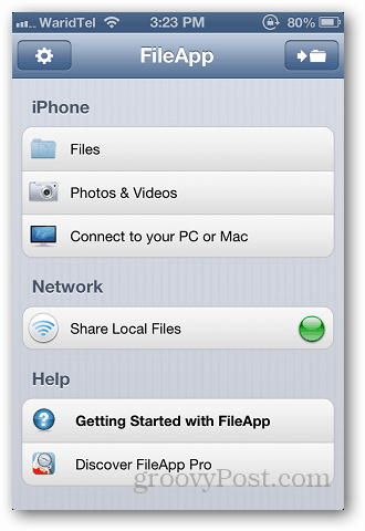 Передача файлов IOS 4