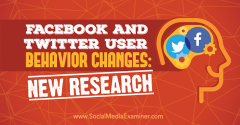 исследование поведения пользователей twitter и facebook