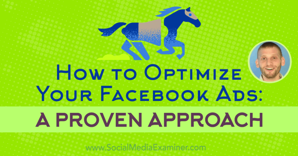 Как оптимизировать рекламу в Facebook: проверенный подход, основанный на идеях Азриэля Ратца из подкаста по маркетингу в социальных сетях.