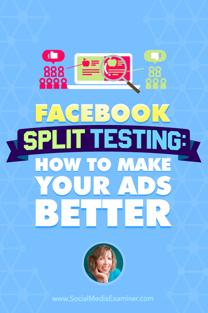 Сплит-тестирование Facebook: как сделать вашу рекламу лучше: специалист по социальным сетям