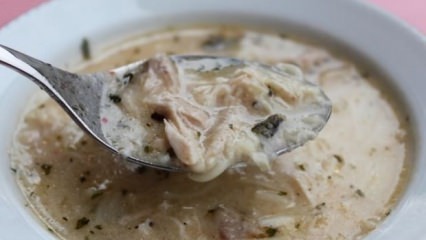 Рецепт супа из йогурта с лапшой