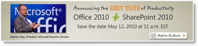 Microsoft Office 2010 Launch Event