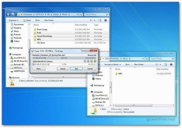 Windows 8: использование новой функции копирования файлов