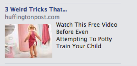 Huffington Post Facebook реклама