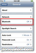 настройки iphone bluetooth