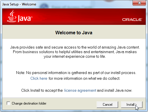установить Java