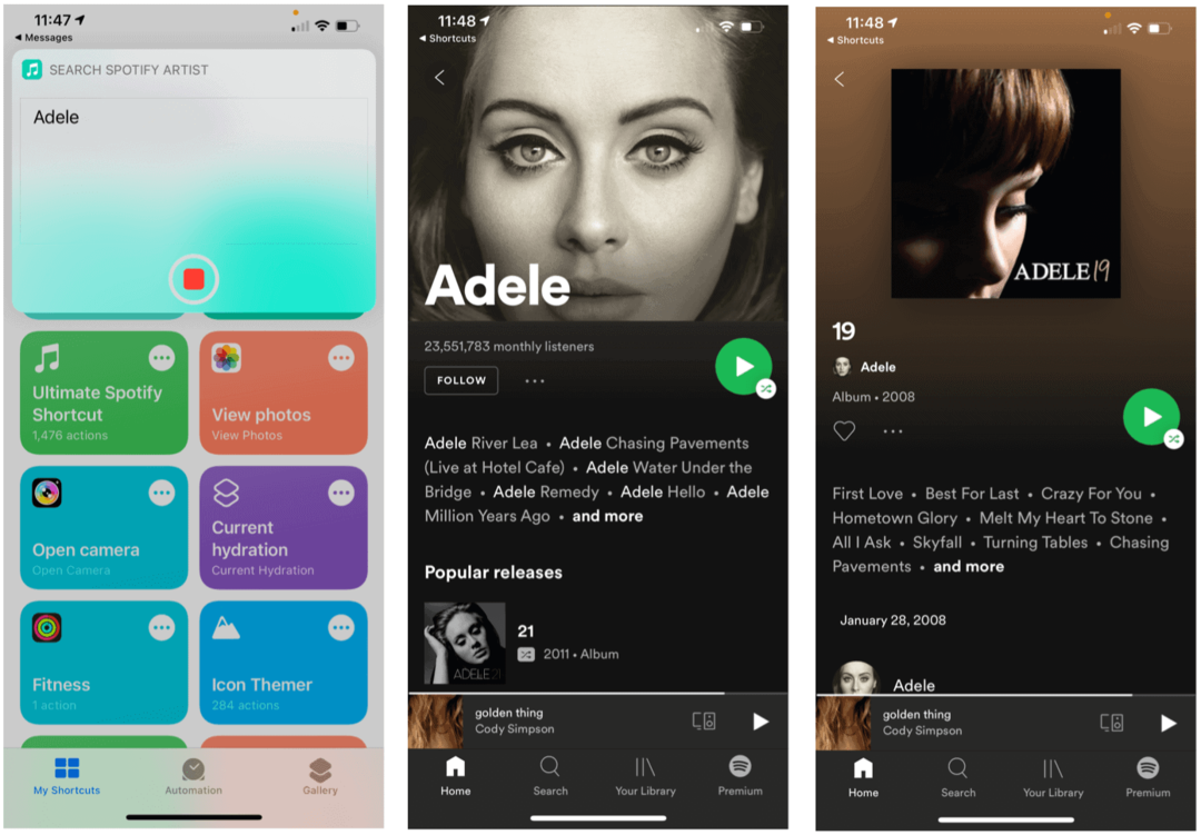 Ярлыки Siri для Spotify: музыка в режиме 24/7