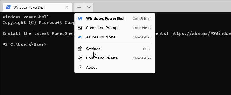 Настройки терминала открыть powershell от имени администратора в Windows 11