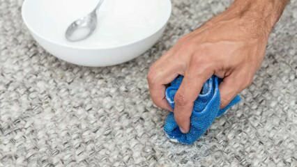 Как удалить рвотные пятна на ковре? Простой метод для удаления рвотных пятен