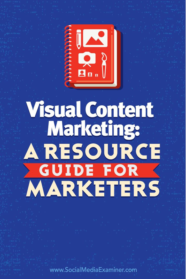 Маркетинг визуального контента: руководство по маркетингу: специалист по социальным медиа