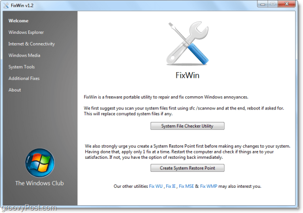 Fix 50 распространенных проблем Windows 7 с FixWin [groovyReview]