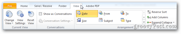 Outlook 2010: как отобразить количество элементов в папках IMAP