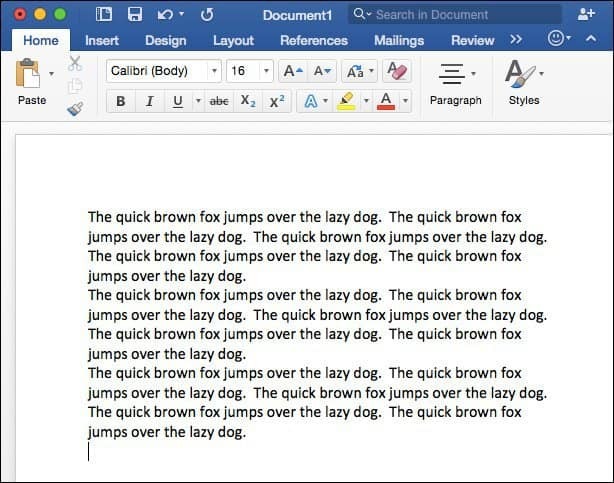 Совет Microsoft Word для Mac 2016: создание произвольного текста